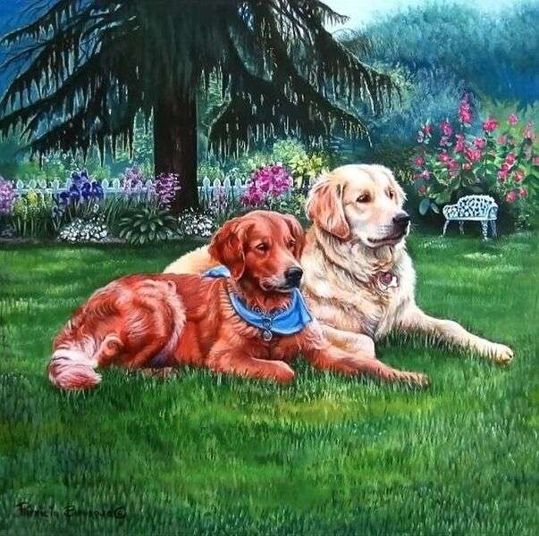 Dogs in the garden #111 puzzle