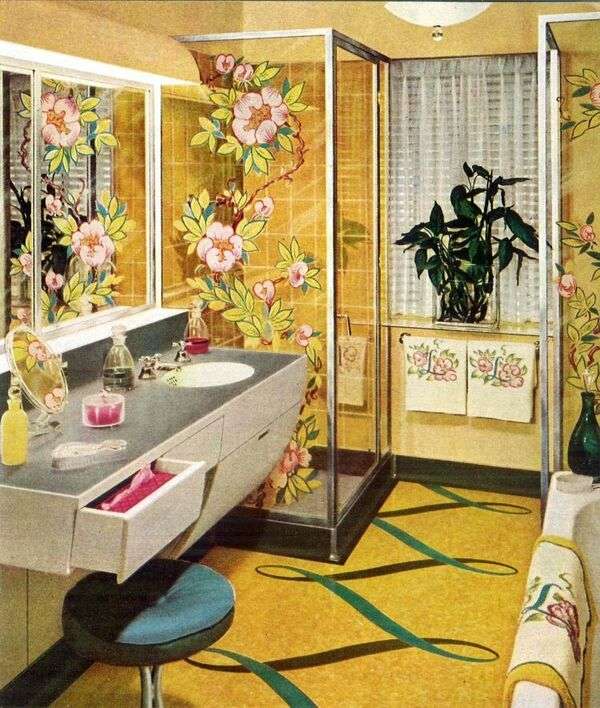Łazienka domu Rok 1950 #16 puzzle online