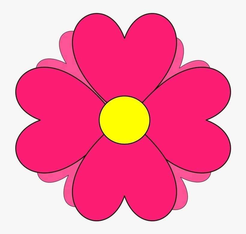 Różowy kwiat puzzle online