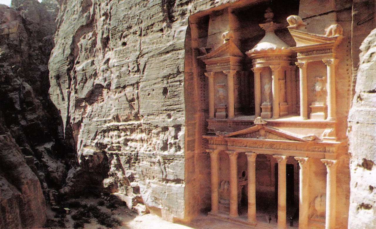 Petra, zrujnowane miasto w Jordanii puzzle online
