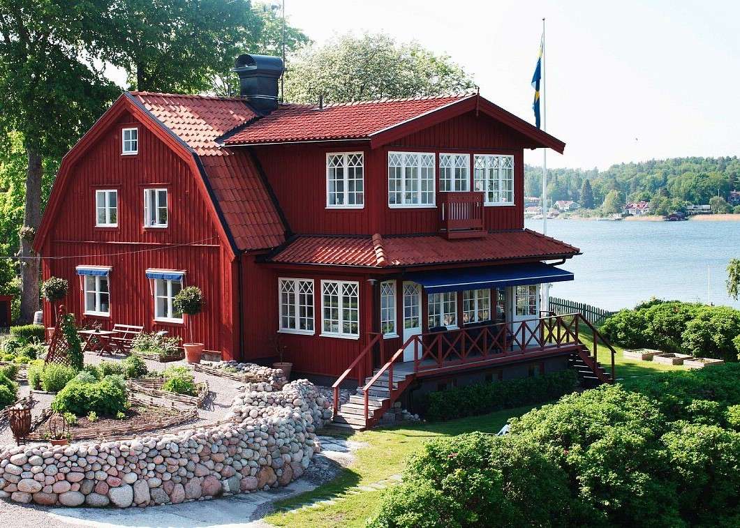Dom w Szwecji puzzle online