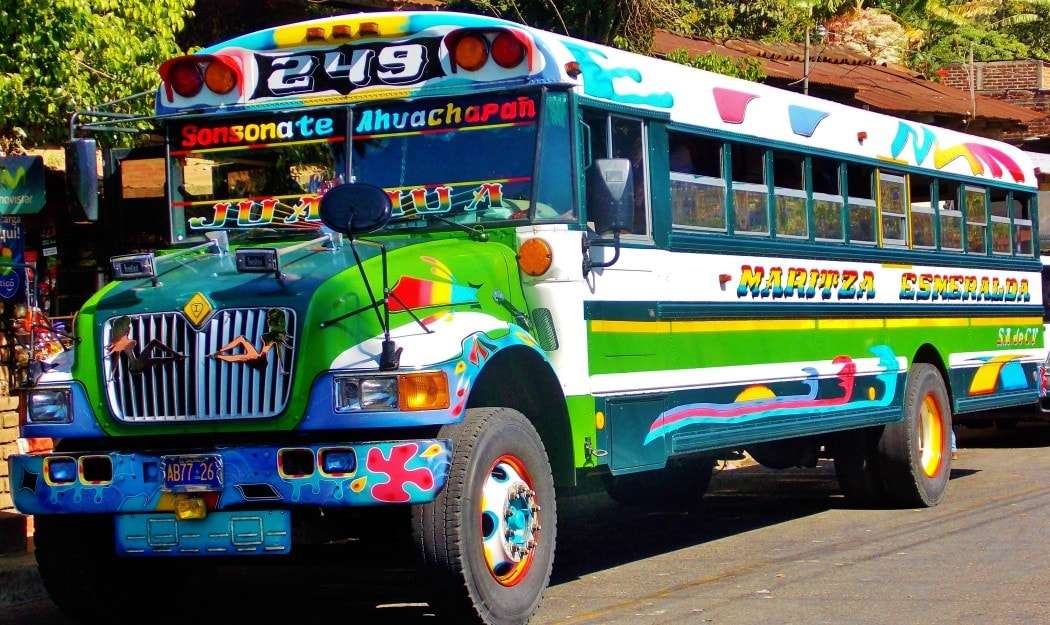 Autobus w Nikaraguii puzzle online