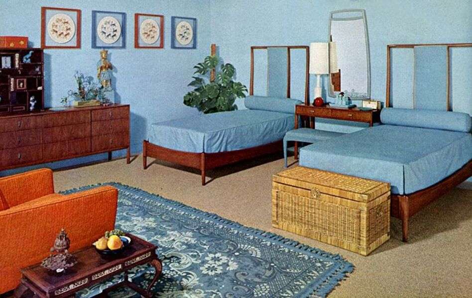 Pokój w domu Rok 1962 #33 puzzle online