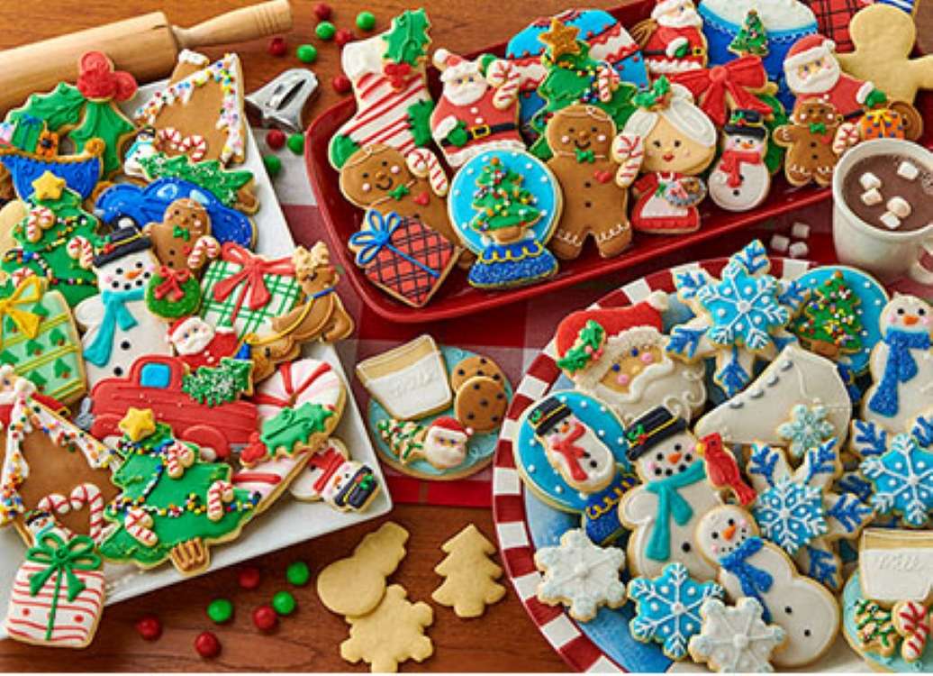 ciasteczka na Boże Narodzenie puzzle online