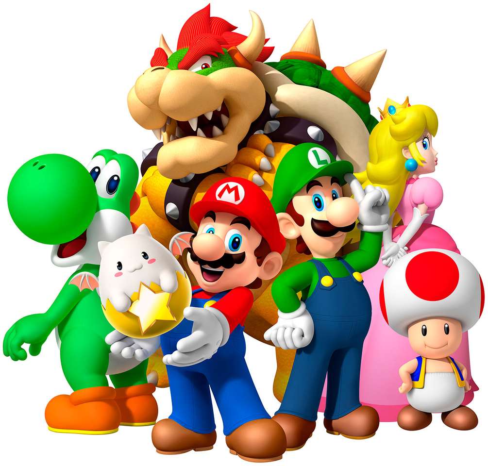 Mario i jego przyjaciele puzzle online