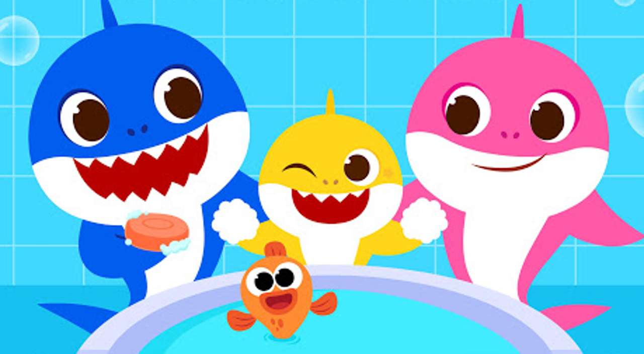 Baby Shark umyj ręce puzzle online