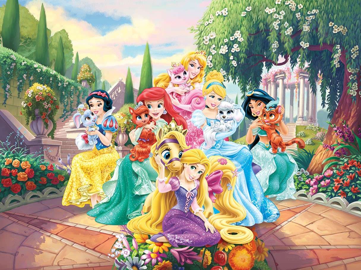 Księżniczki Disneya puzzle online