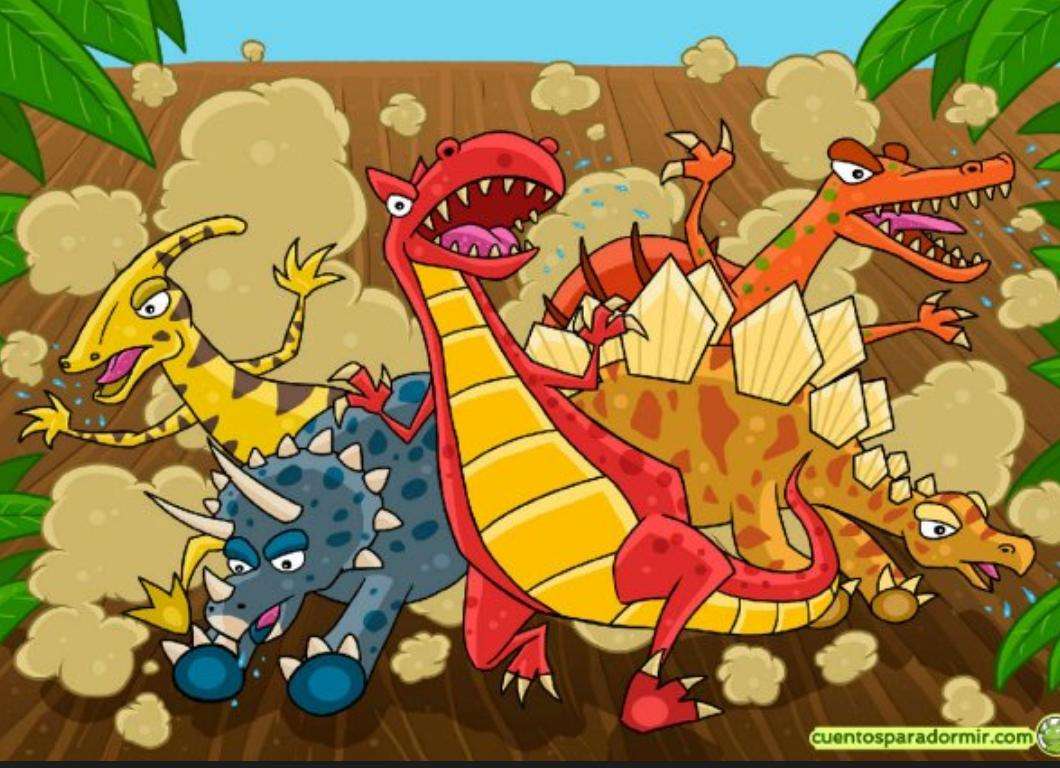 Dinozaury puzzle online