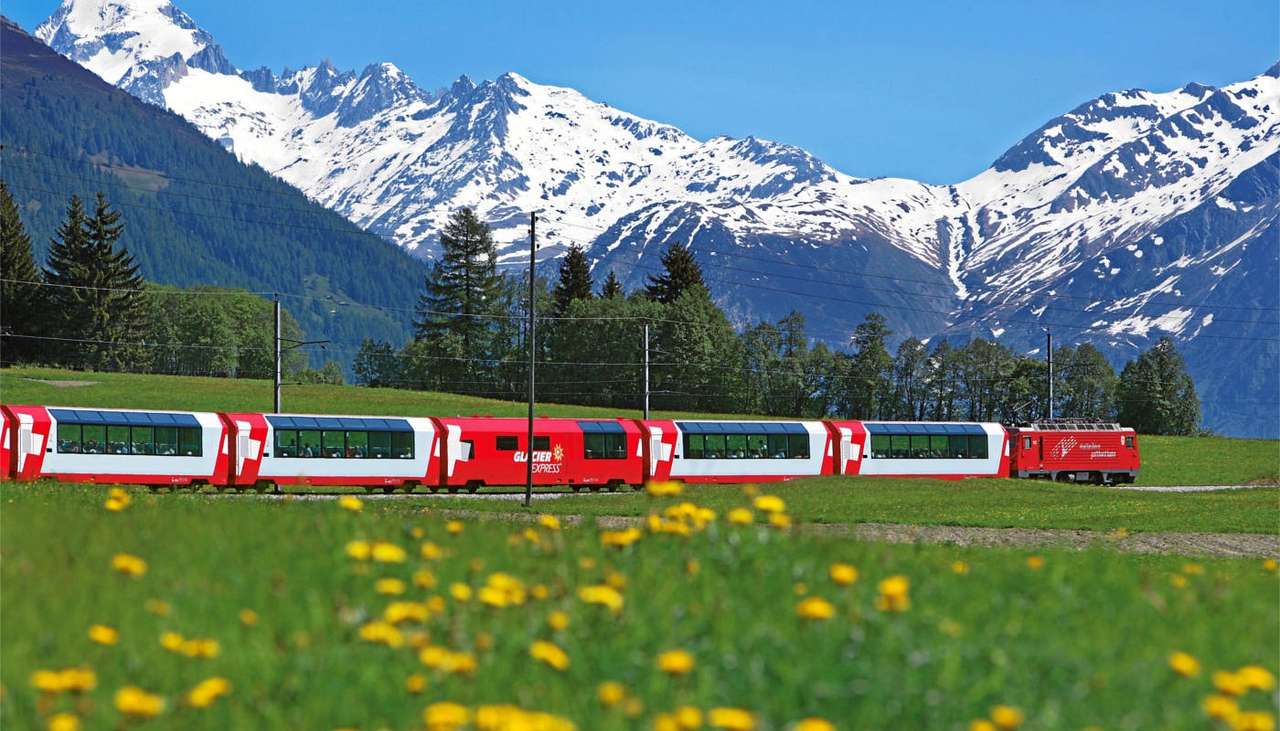 Szwajcarski krajobraz. puzzle online