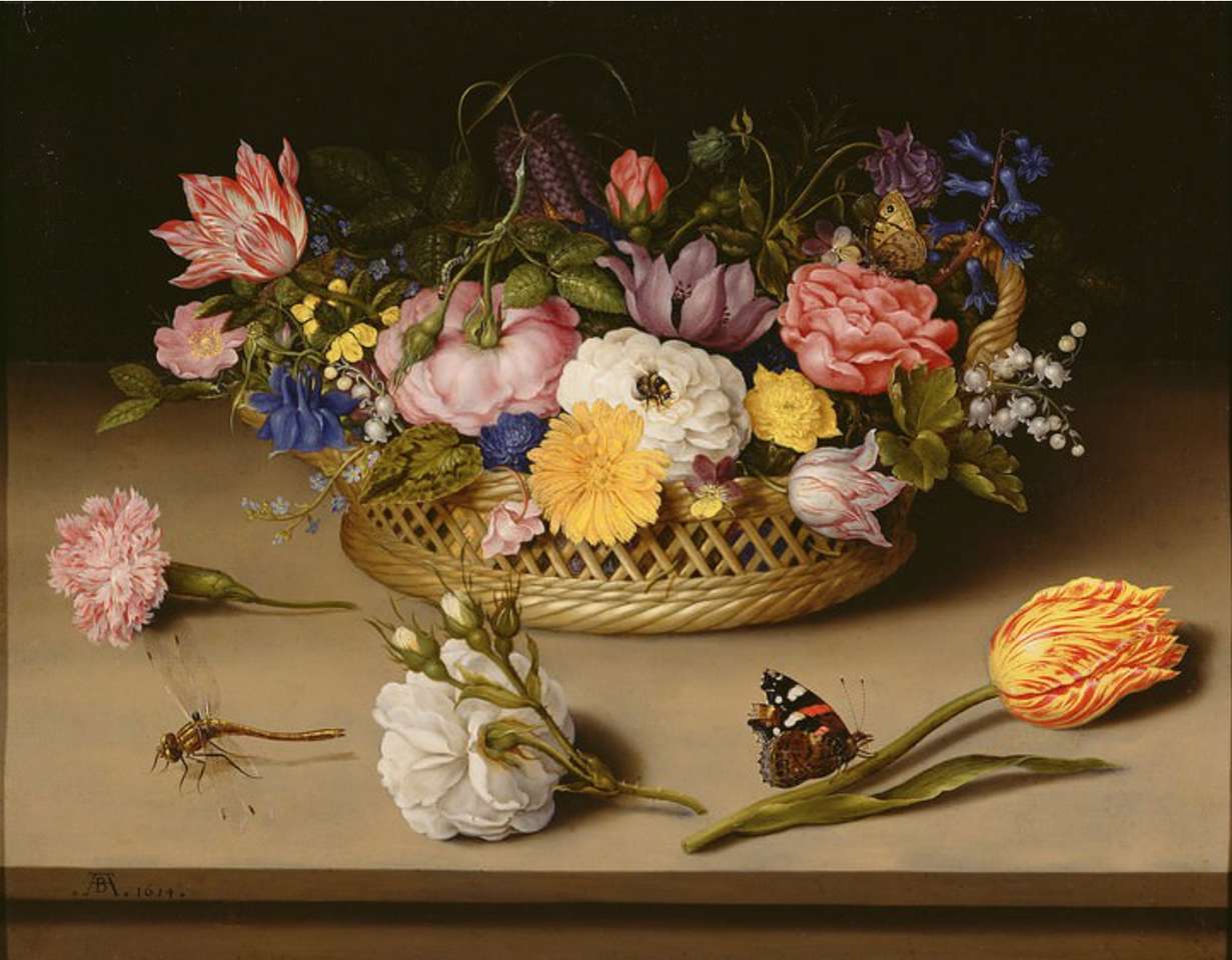 Malowanie kwiatów, Ambrosius Bosschaert puzzle online