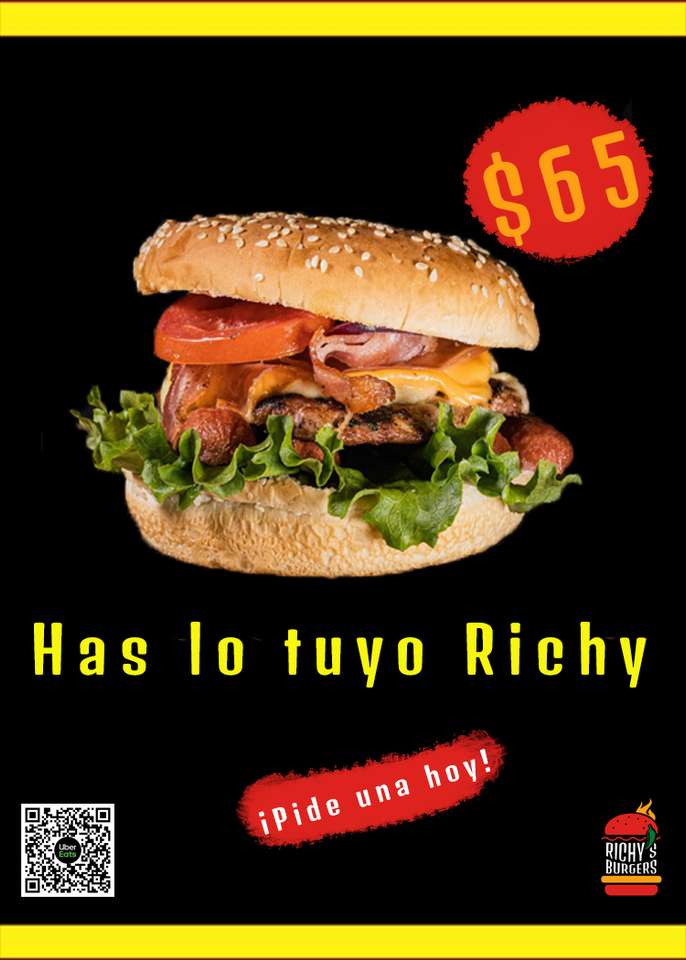hamburgery Richy'ego puzzle online