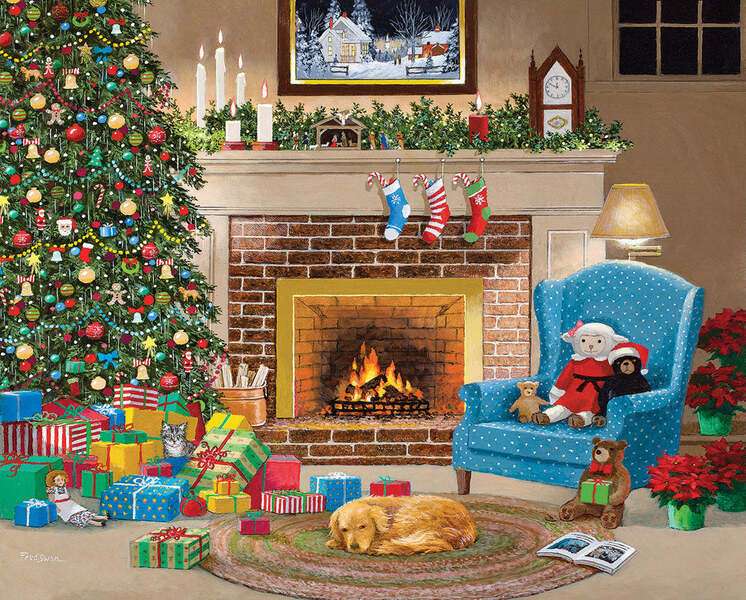 Czekając na Boże Narodzenie puzzle online