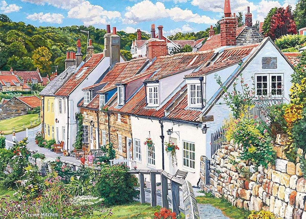 Angielskie domy na wsi puzzle online