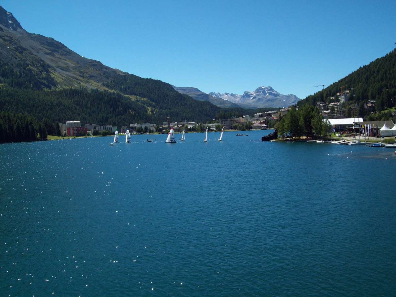 Jezioro St. Moritz puzzle online