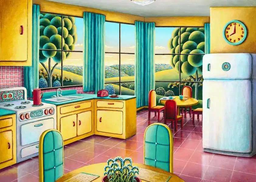 Kuchnia domu #54 puzzle online