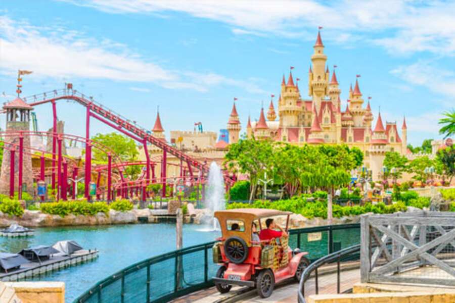Park rozrywki Azja w Singapurze puzzle online