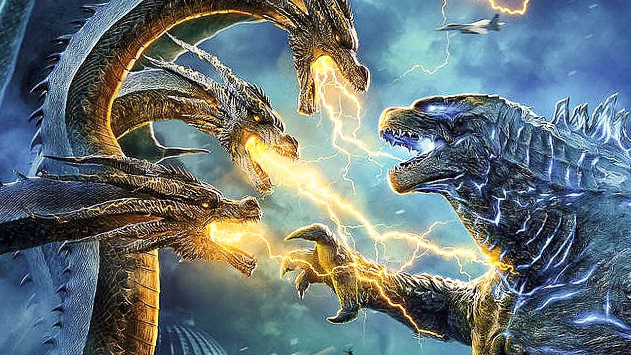 Godzilla kontra smok puzzle online