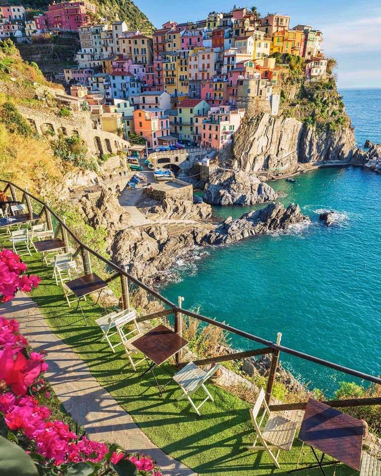 Włochy. Widok na zatokę. puzzle online
