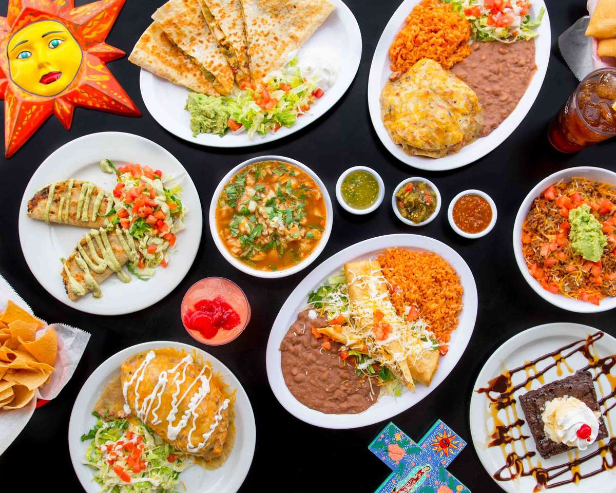 Meksykańskie jedzenie na obiad puzzle online