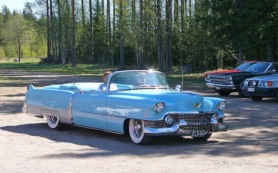Auto Cadillac Convertible Año 1954 rompecabezas