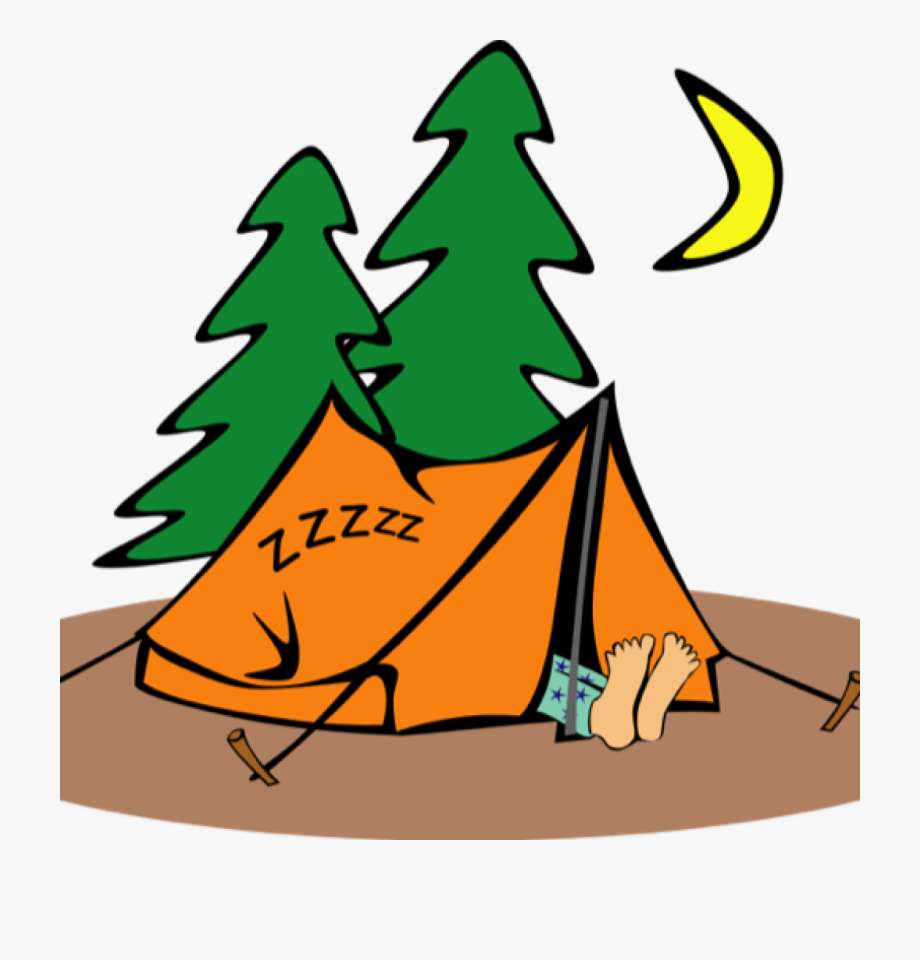 Camping in summer puzzle online