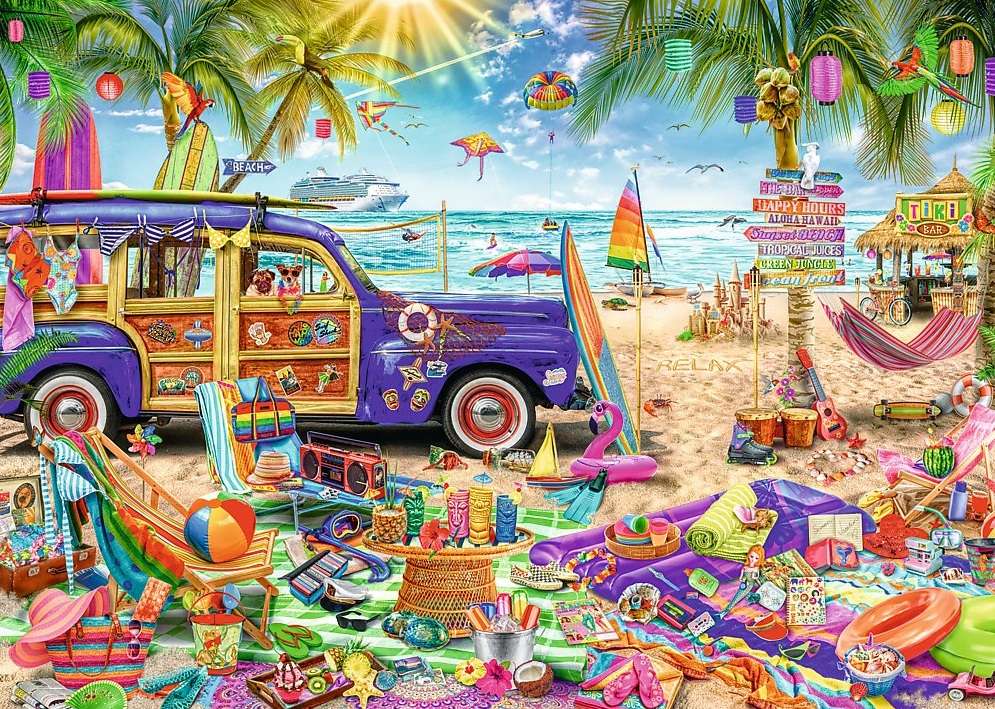 Tropikalne wakacje. puzzle online