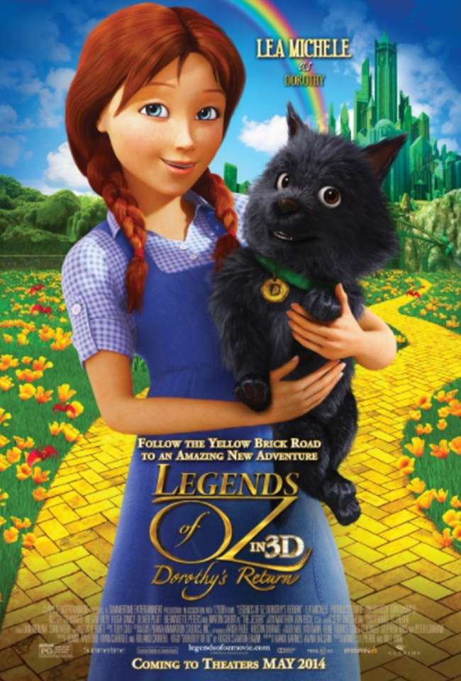 Legendy Krainy Oz: Plakat Dorothy i Toto puzzle online