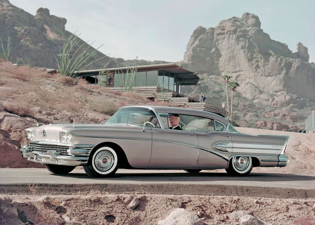 1958 Buick Super 4-drzwiowa Riwiera. puzzle online