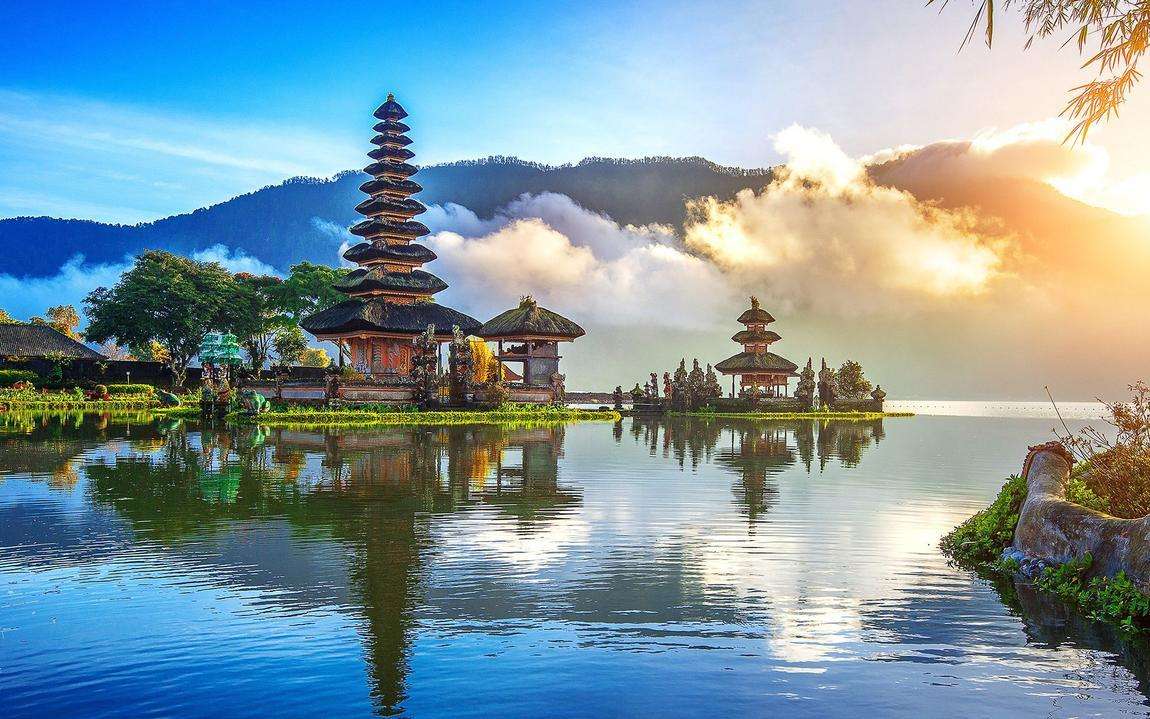marzycielski krajobraz na Bali puzzle online