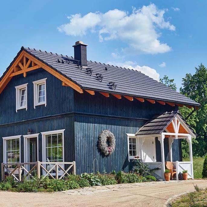 Dom w stylu norweskim puzzle online