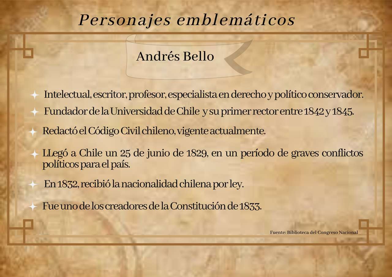 Andres Bello puzzle online