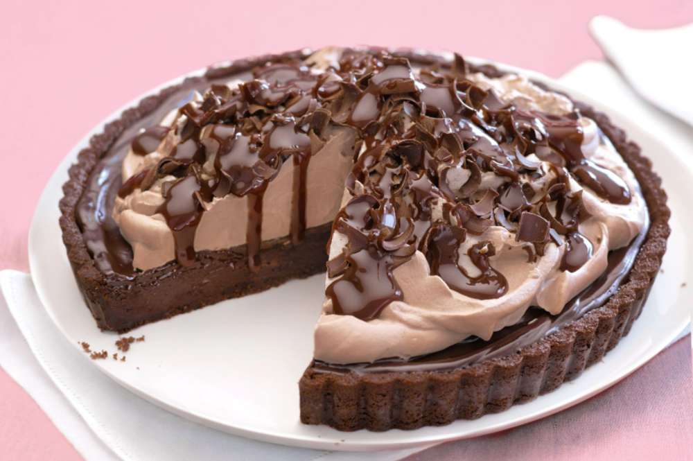 Potrójne ciasto z błota czekoladowego puzzle online
