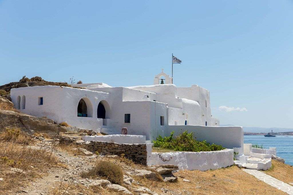 Grecka wyspa Paros Klasztor św. Jana puzzle online