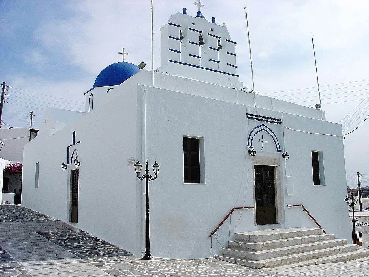 Grecka wyspa Paros Lefkes Kościół św. Anny puzzle online