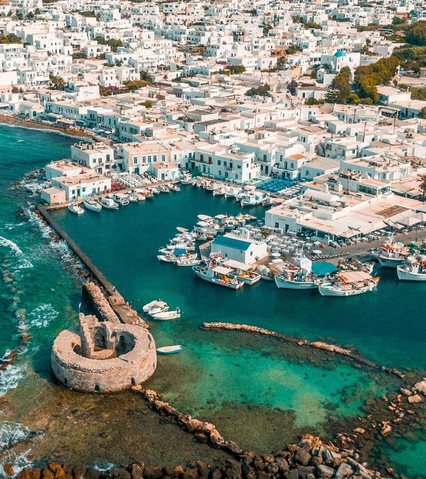 Grecka wyspa Paros Naoussa puzzle online