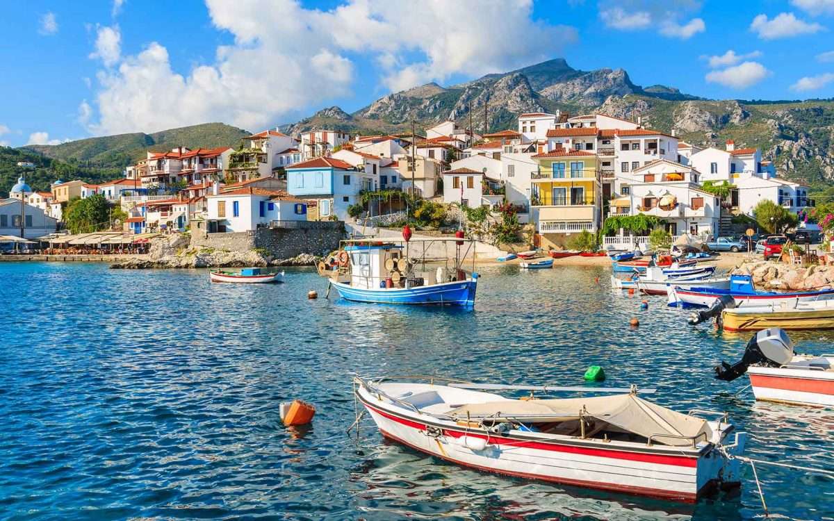 Grecka wyspa Samos puzzle online