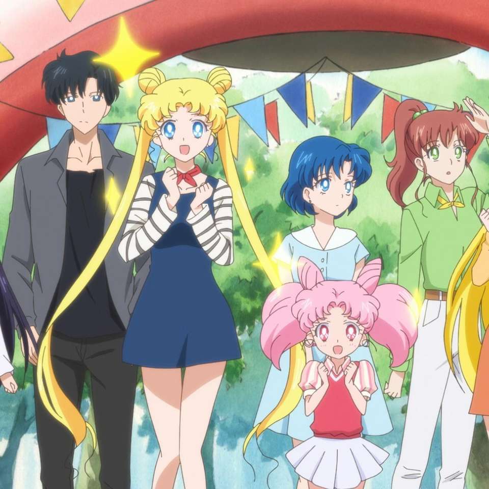 SAILOR MOON CRYSTAL GROUP puzzle online