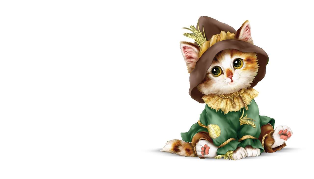 słodki mały kotek puzzle online