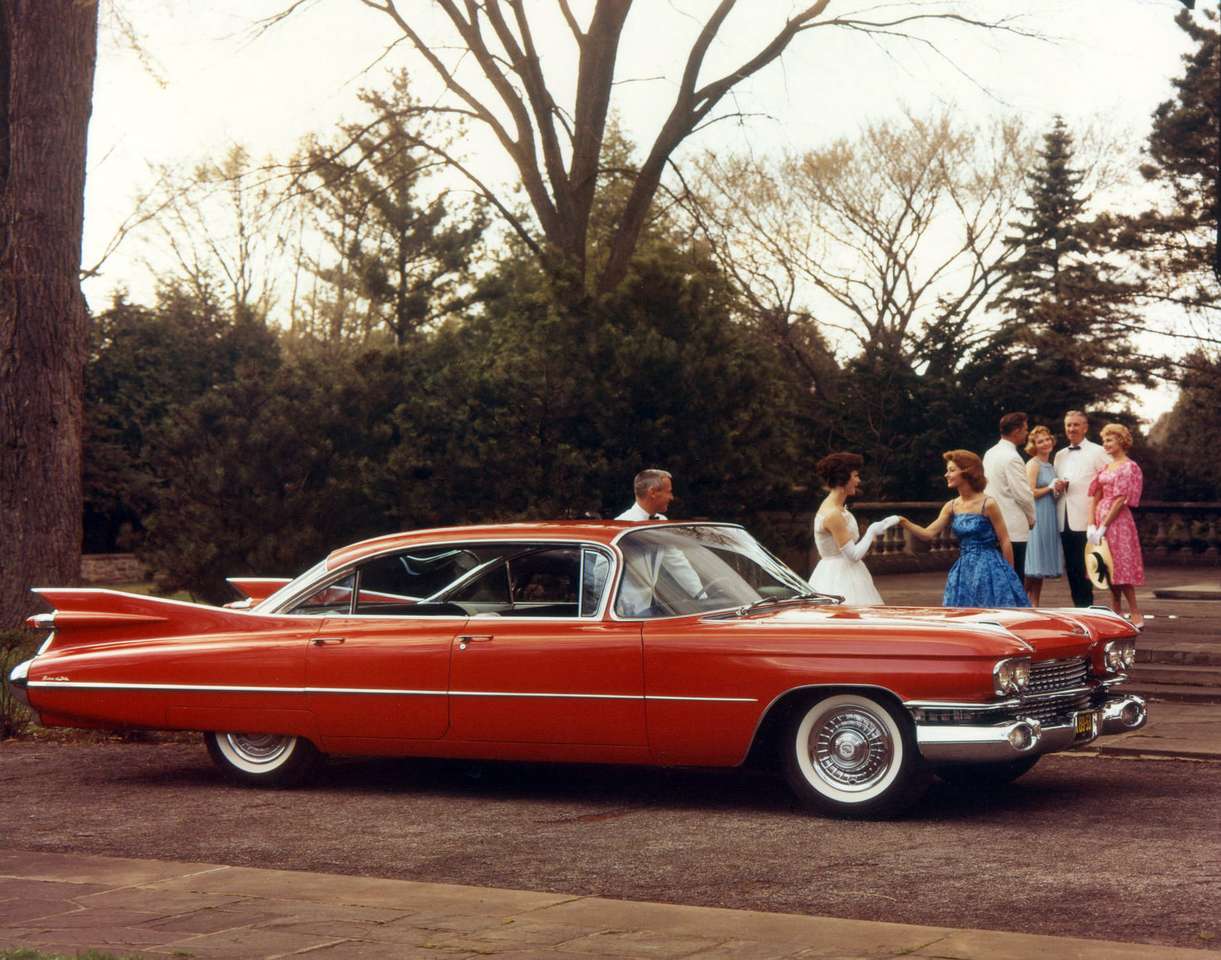 1959 Cadillac DeVille 6-okienkowy sedan puzzle online