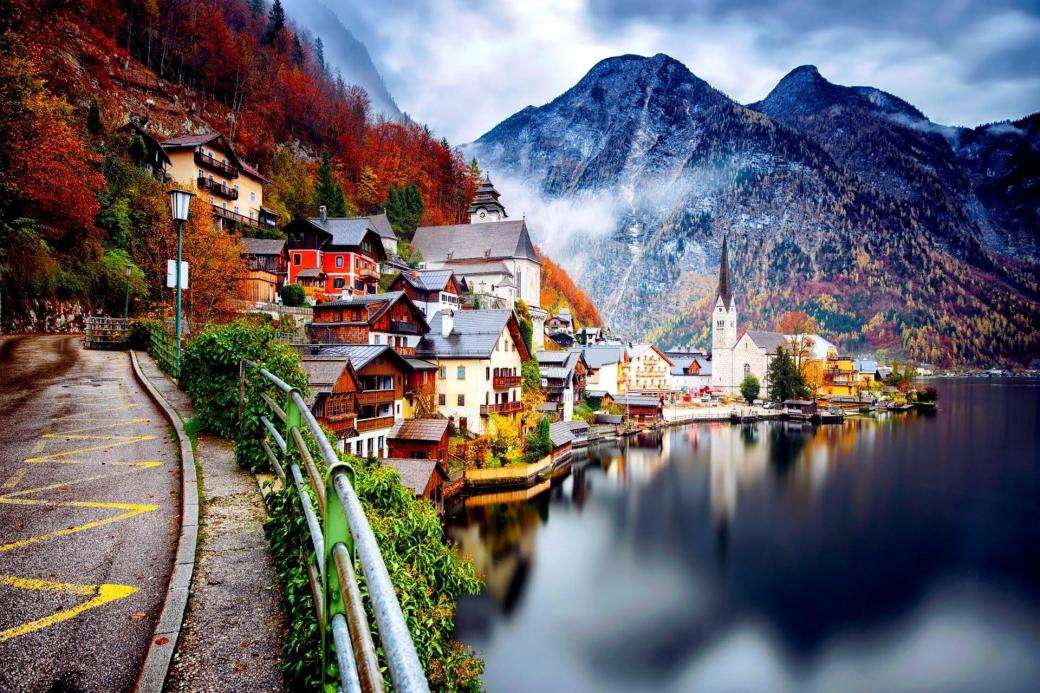 Wybrzeże Hallstatt puzzle online