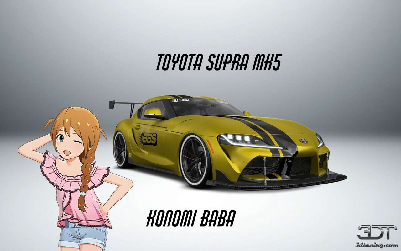 Konomi Baba i Toyota Supra mk5 puzzle online