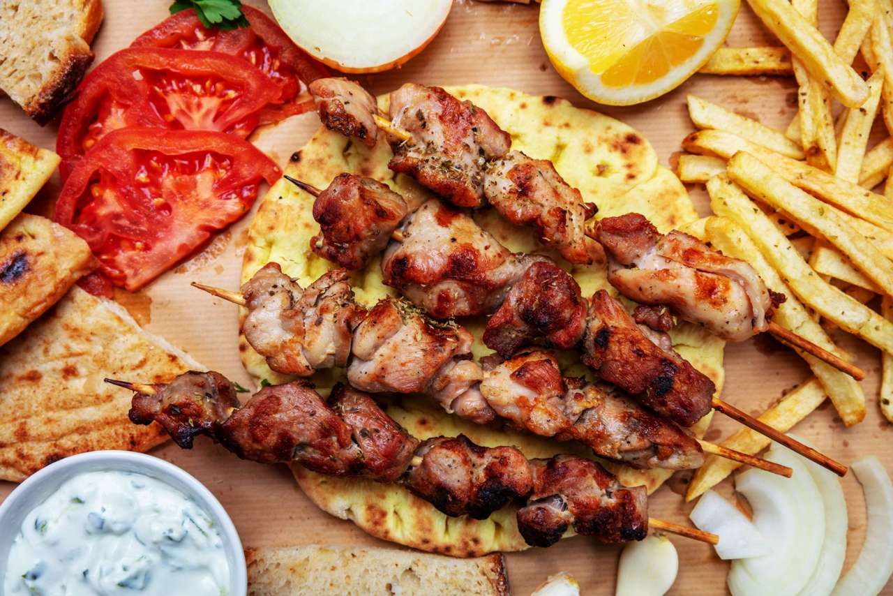 kebab z kurczakiem puzzle online