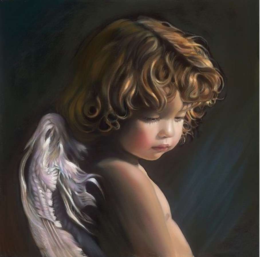 piękny mały anioł puzzle online