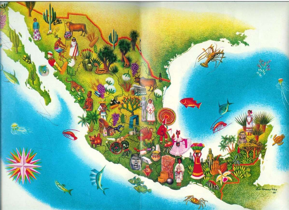 Różnorodność kulturowa Republiki Meksykańskiej puzzle online