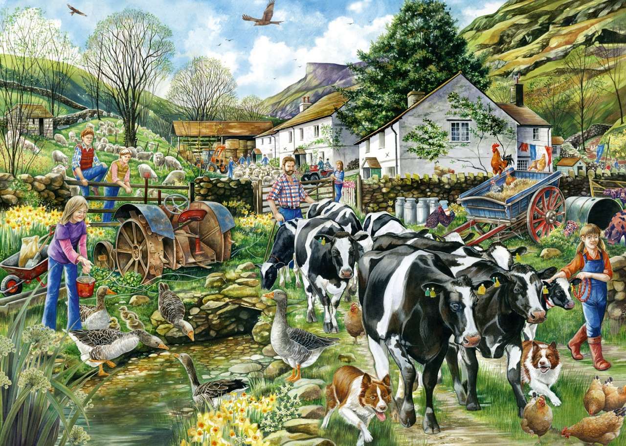 Farma na wsi puzzle online