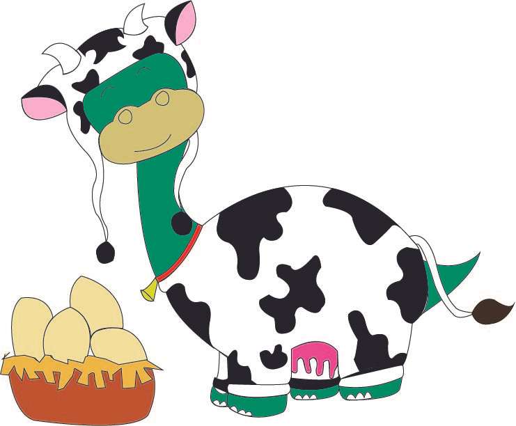 krowy łamistrajka puzzle online