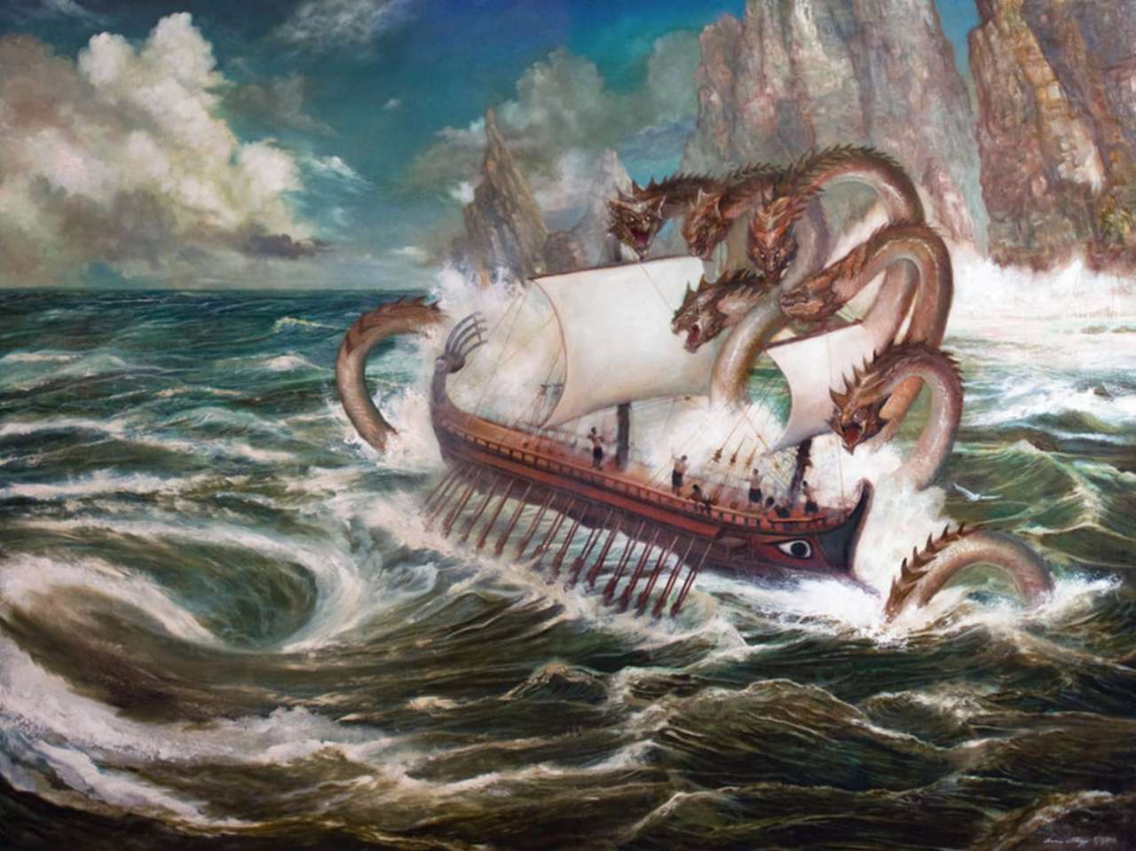 Mit scilli i charybdy puzzle online