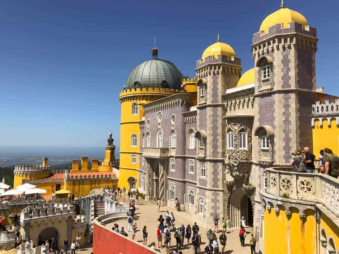 Palácio da Pena- zabytek w Sintrze. puzzle online