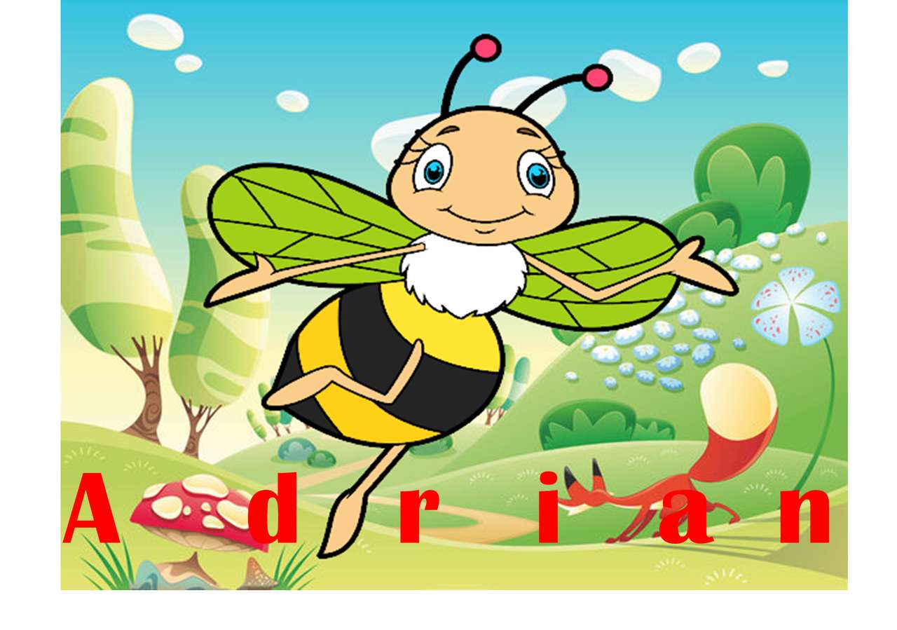 pszczoła z imieniem puzzle online
