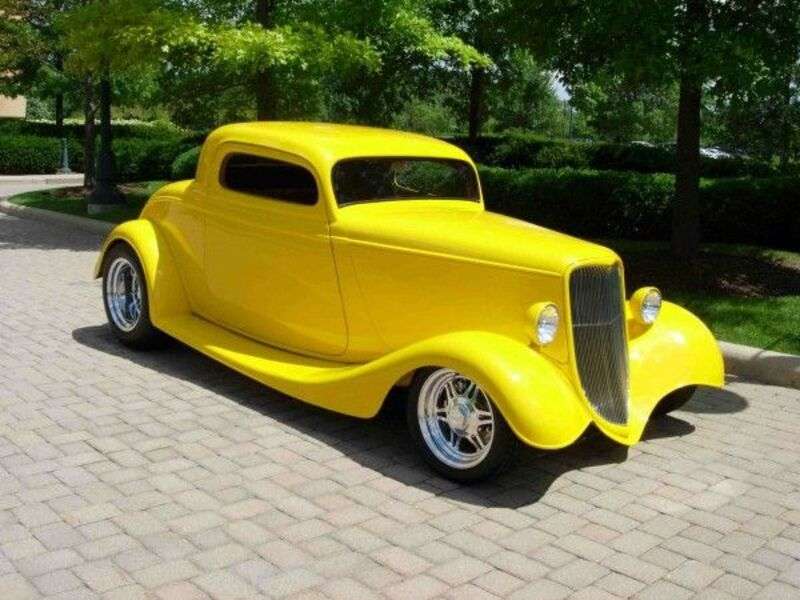Auto Ford Coupe Jaar 1933 #1 puzzel